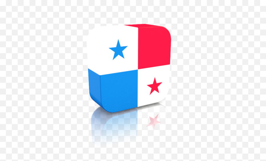 Rectangular Icon Illustration Of Flag Of Panama Emoji,Sheild Emoji