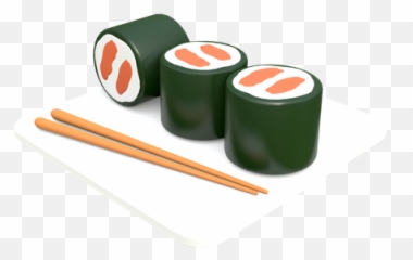 Premium Sushi With Chopstick 3d Illustration Download In Emoji,Japanese Kebab Emoji