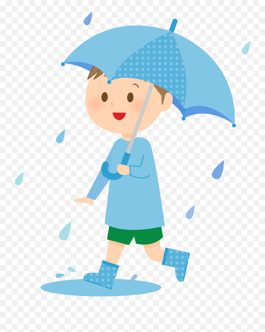 Under An Umbrella In The Rain Clipart - Rain Clipart Emoji,10 Umbrella Rain Emoji