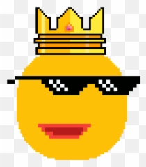 Pixilart - Gangster Emoji By Anonymous Pixel Aet Grid Mincraft Easy,How To Draw An Emoji