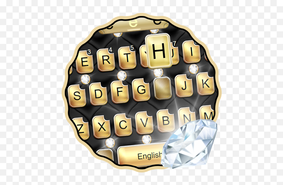 2020 Luxury Gold Keyboard Theme Android App Download - Language Emoji,Emoji Keyboard For Galaxy S7