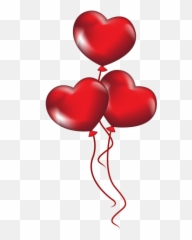 Heart Balloons Transparent Png Clip Art - Transparent Background Heart Balloon Clipart Emoji,Emoji Heart Balloons