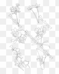 Cute Kitten Cat Outline Collection For Coloring Book - Floral Emoji,Kitty Emoji Copy And Paste