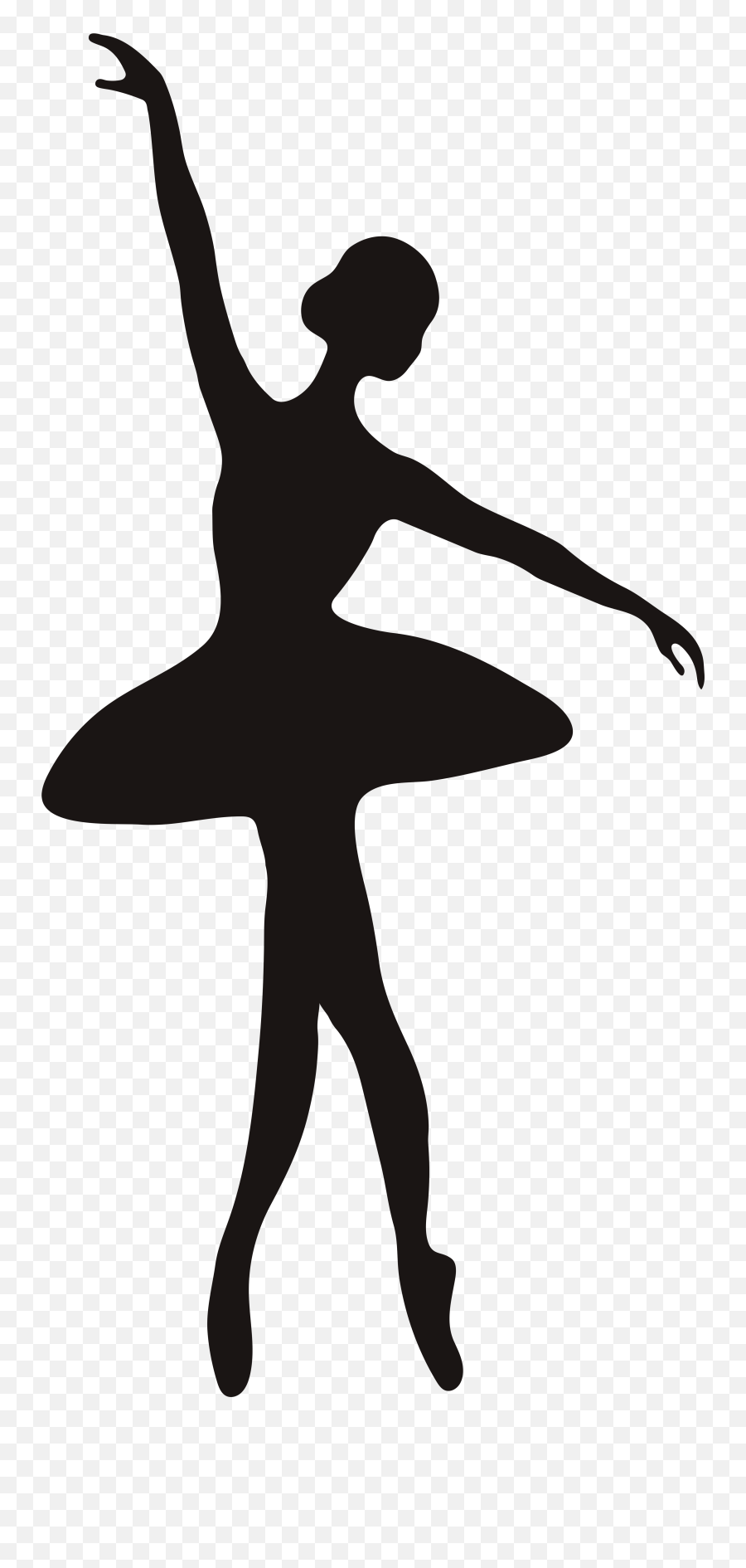 Ballerina Silhouette Png Clip Art Image - Ballerina Silhouette Emoji,Dancing Ballerina Emoji