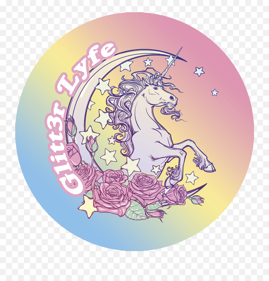 Fancy Fans Glitt3r Lyfe - Unicorn Emoji,The Horse Whisperer In Emojis