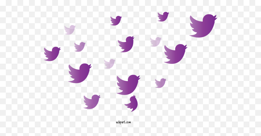 Icons Purple Violet Wing For Social - Clip Art Emoji,Purple Bird Emoji