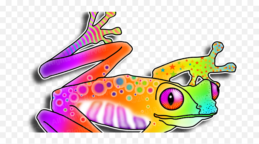 Fun Colorful Frog Art Inspired By - Pop Art Diva Land Pop Art Kikker Emoji,Good Shit Emoticon Deviantart