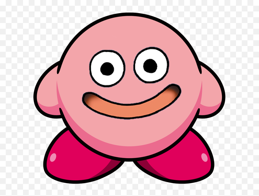 Ava Nerdheists Twitter - Kirby Smirk Emoji,Sly Eyes Emoticon