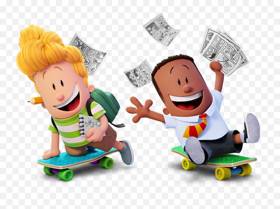 George And Harold - Captain Underpants Movie George And Harold Emoji,Emoji Movie More Successful Than Captain Underpants