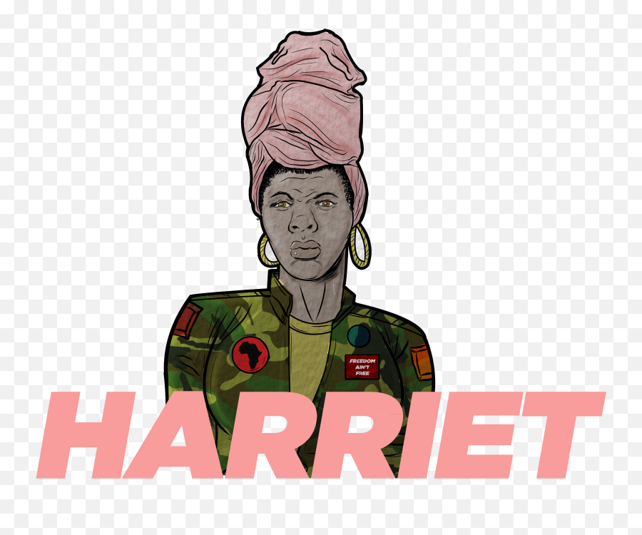 Harriet Tubman - Cartoon Harriet Tubman Png Emoji,Blac Chyna Emoji Line