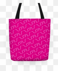 Emoticon Shrugs Pink Totes - Stylish Emoji,Emoticon (l