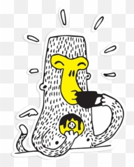 Isis The Monkey By Phong Pham - Stickers Png Urban Emoji,Isis Playing Emotions