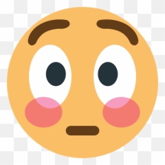 Flushed Face Emoji Clipart Free Download Transparent Png,Tired Emoji