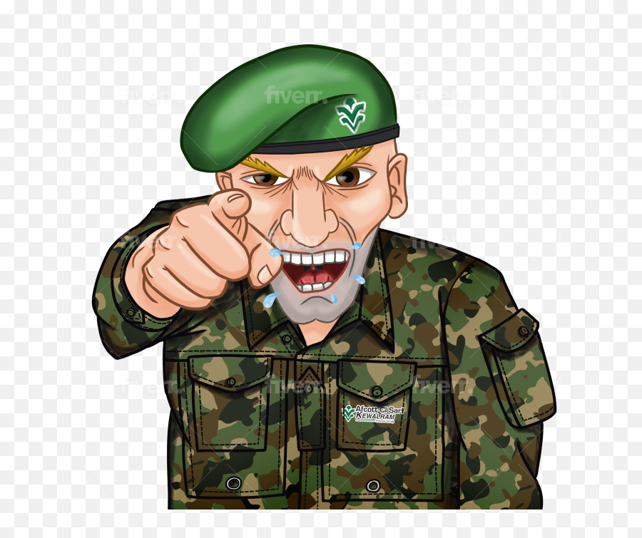 Create Custom Emojis For Your Twitch Or - Smock Windproof Dpm,Military Salute Emoji