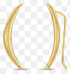 Crescent Moon Ear Crawlers - Solid Emoji,Emotions Before Soleil