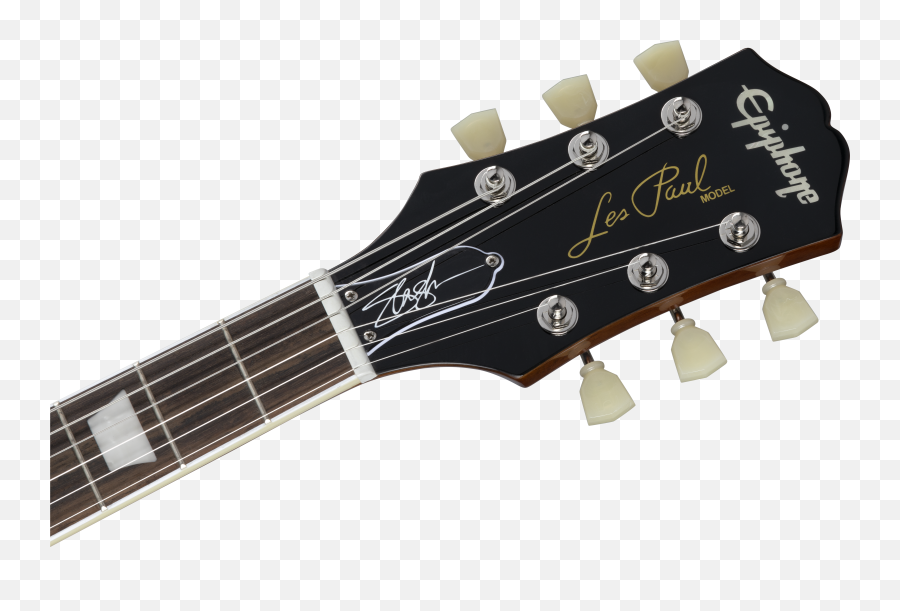 Epiphone Explore The Les Paul Collections - Epiphone Les Paul 100 Headstock Emoji,Jimmy Page With Guitar Showing Emotion Pics