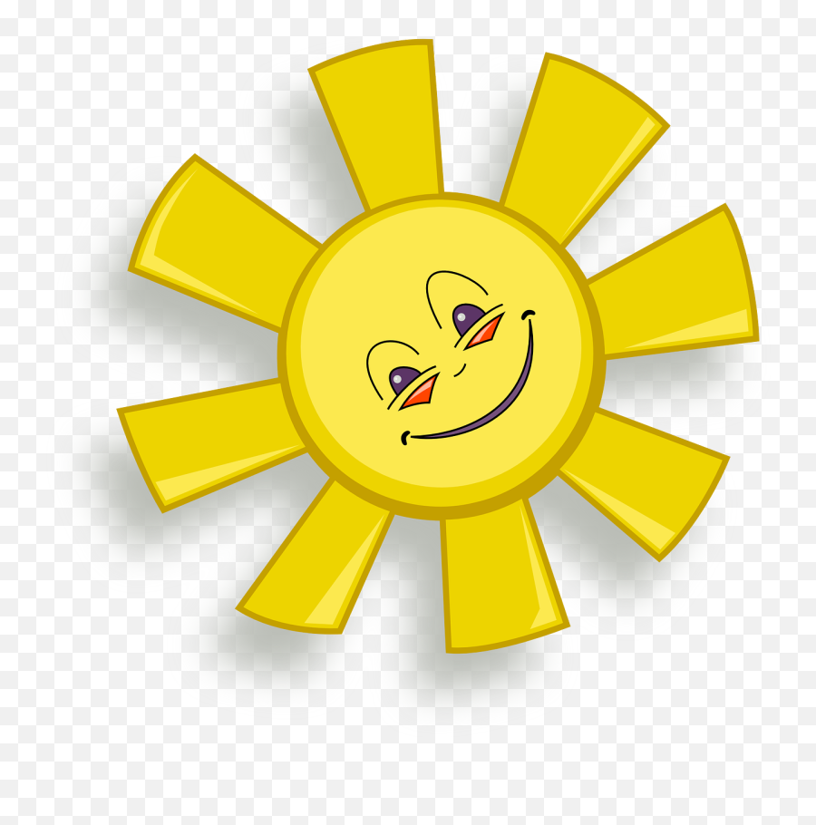 Sun Face Happy - Animated Gif Sun Png Emoji,Emotions Clip Cards Weather