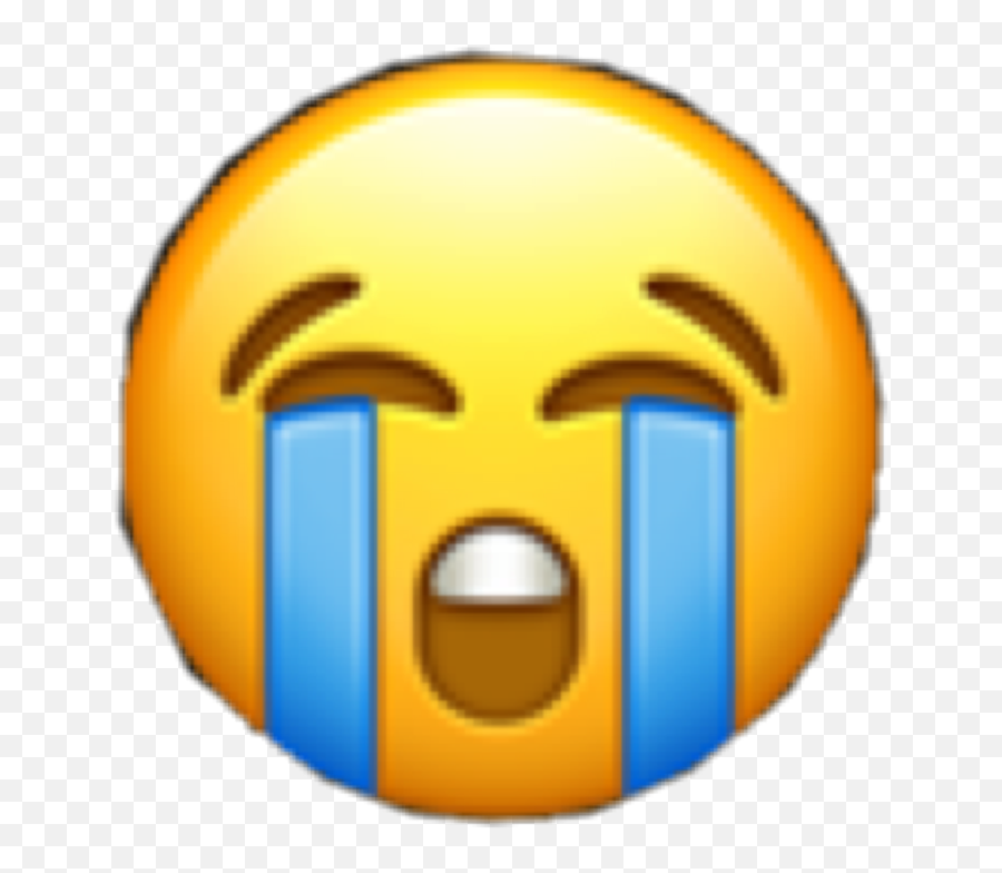 Cry Cryemoji Emoji Emojidepresiv - Iphone Crying Emoji Transparent,Wedding Emoticon