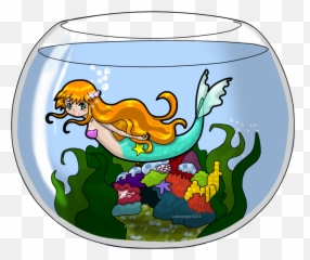 Mermaids Fishbowl Scmermaids Ftestickers Clipart - Full Size Mermaid Emoji,Sc Emoji Meanings