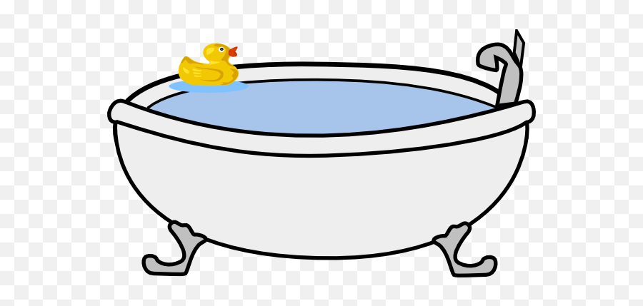 Baby Bath Clip Art - Clip Art Library Emoji,Emoticon Taking A Bath