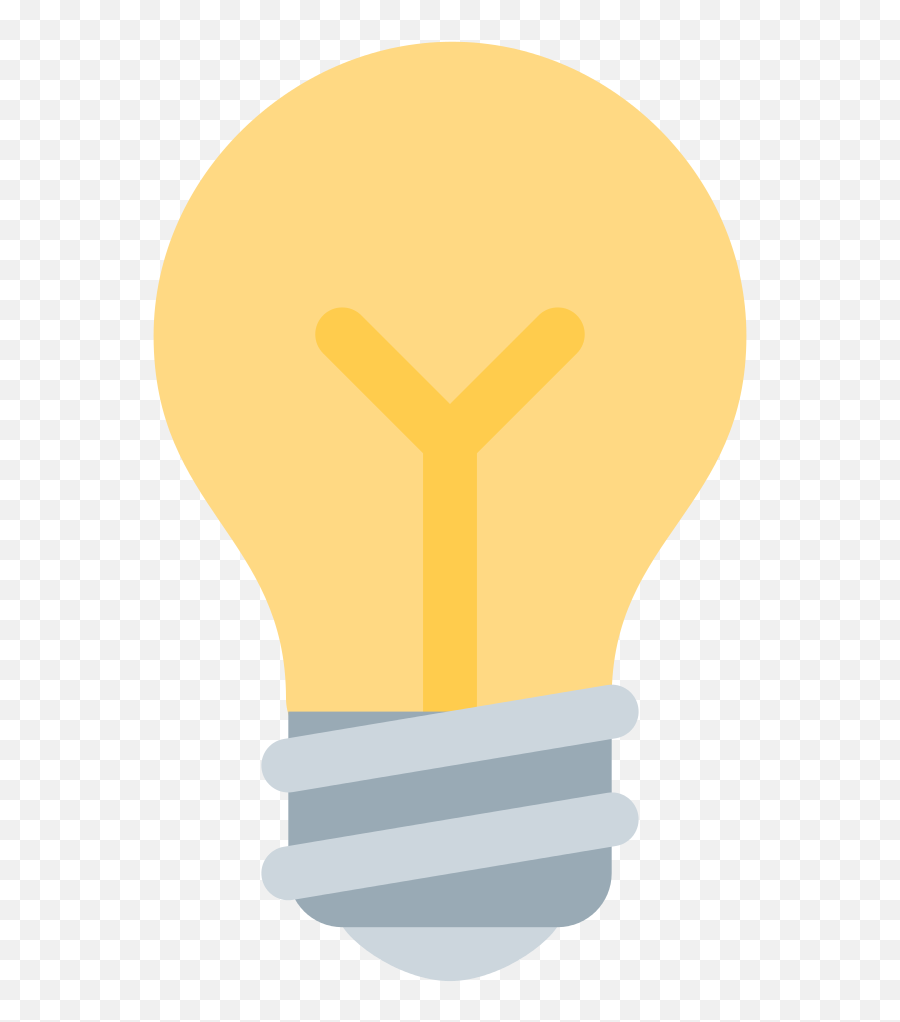 File - Twemoji 1f4a1 Svg Emoji Ideia Full Size Png,Yellow Light Emoji