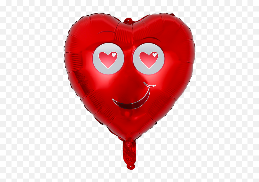 10pcs 18inch Heart Shaped I Love You Foil Balloons Heart Emoji,Balloons Emoji