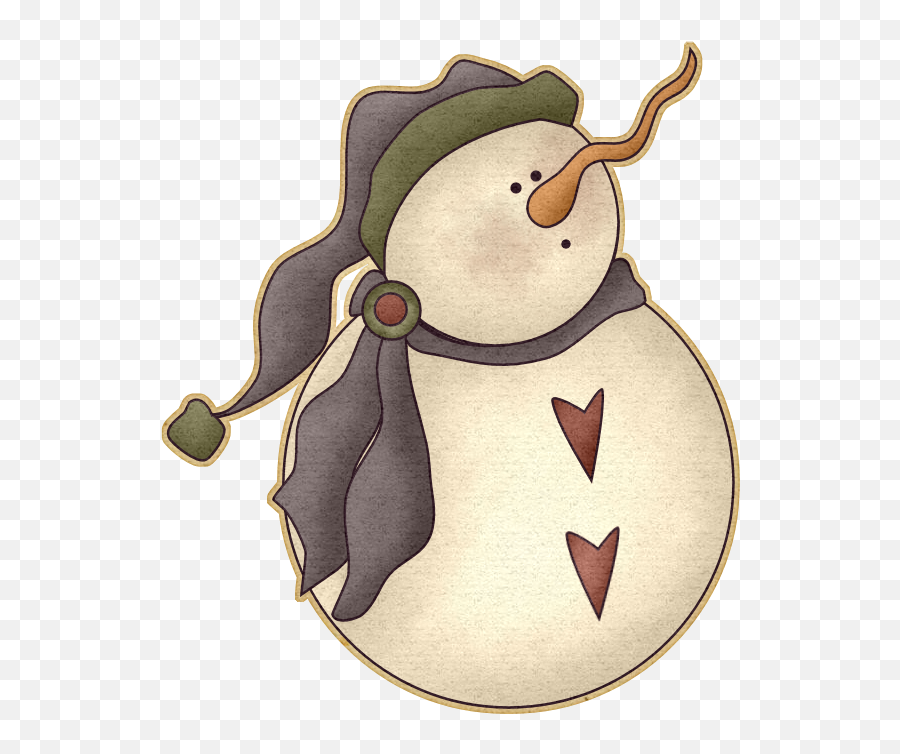 Plates Clipart Happy - Primitive Snowman Clipart Primitive Snowman Clipart Emoji,Cockatiel Emoji