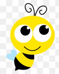 Head Clipart Bee Head Bee Transparent - Abelhinha Png Emoji,Bee Minus Emoji