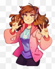 Overwatch Fan Art Overwatch Character Art - D Va Overwatch Pfp Emoji,D.va Emoji