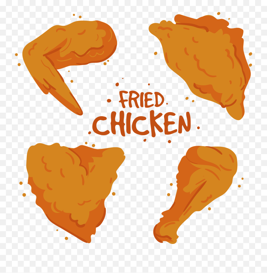 Meat Clipart Fry Chicken Meat Fry Chicken Transparent Free - Fried Chicken Clipart Emoji,Chicken Emotions