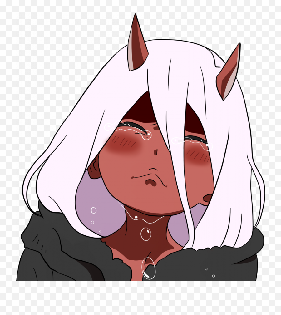 Zero Two Png Transparent - Zero Two Oni Png Emoji,Darling In The Franxx Emoji