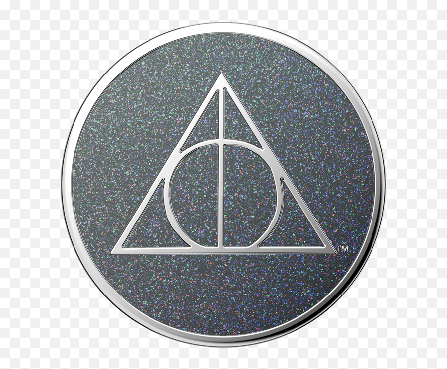 Enamel Glitter Deathly Hallows - Deathly Hallows Popsocket Emoji,Justice Emoji Bedding