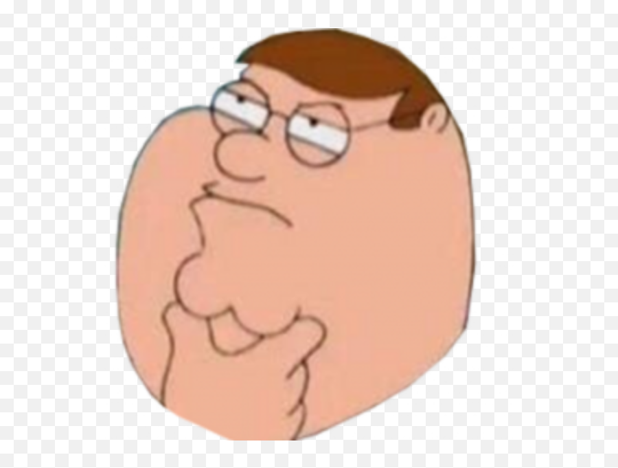 Hey Lois Remember The Time I Was An Emoji Thinking Face - Finger On Chin Face Thinking,Thinking Face Emoji