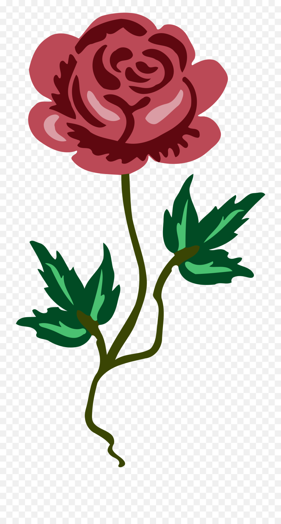 Garden Roses Leaf Flower Petal - Daun Dan Bunga Emoji,Falling Rose Emoji