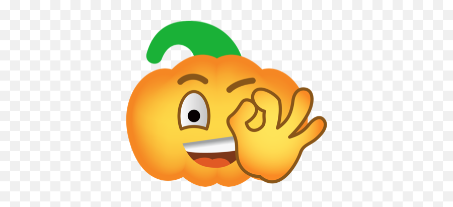 Pumpkin Halloween Emoji Sticker - Happy,Halloween Emoji