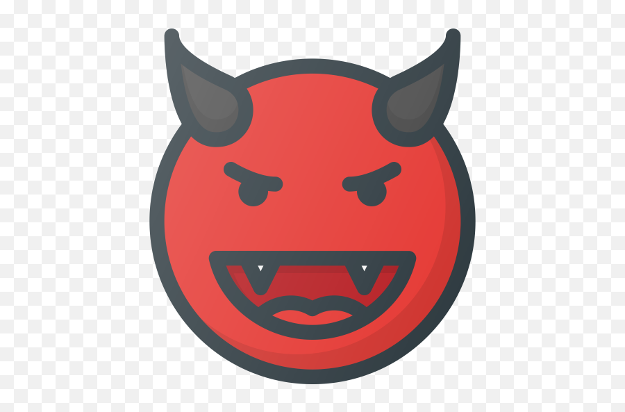 Devil Emoji Emote Emoticon - Red Red Devil Emoji Png,Devil Emoji