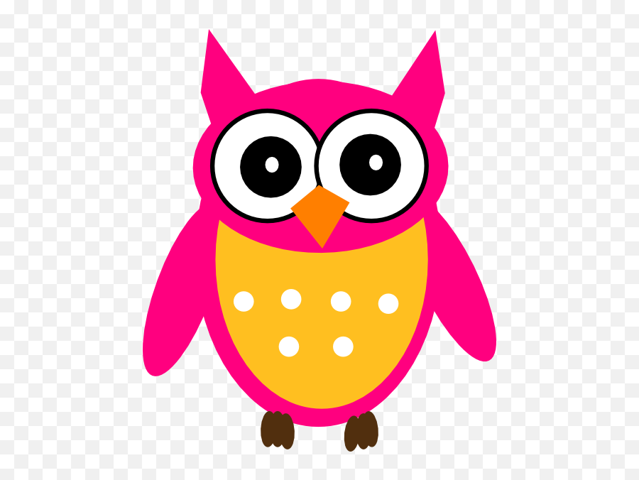 Clipart Panda - Free Clipart Images Pink Owl Cartoon Png Emoji,Emoticon Bergerak Untuk Powerpoint