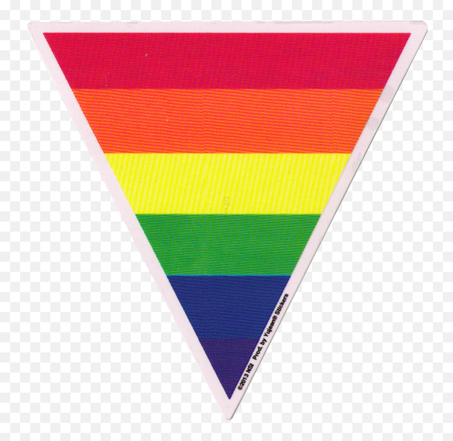 Window Sticker - Lgbt Safe Space Triangle Clipart Full Lgbt Safe Space Triangle Emoji,Emoji Window Clings