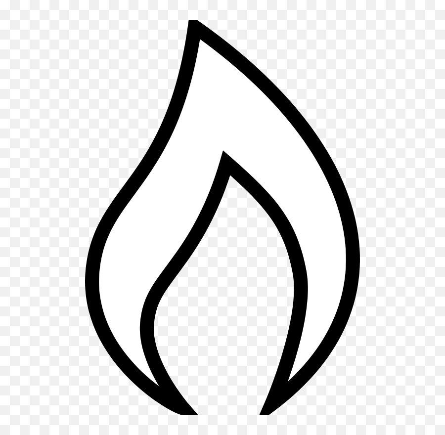 Free Flame Stencils Printable Download Free Clip Art Free - Candle Flame Clipart Black And White Emoji,Emoji Flamme