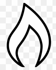 Free Flame Stencils Printable Download Free Clip Art Free - Candle Flame Clipart Black And White Emoji,Emoji Flamme