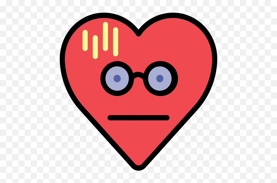 Dazed Dizzy Emoji Emotion Heart Nerd Icon - Download On Iconfinder Fitness Icon Png Color,Nerd Emoji Clipart