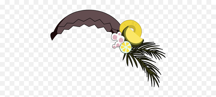 Gtsport - Decorative Emoji,Palm Tree Cocktail Emoji