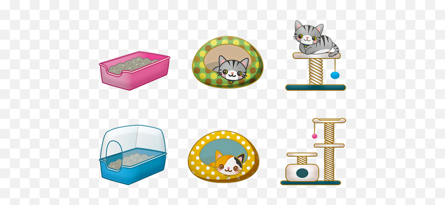 Free Photos Cartoon Cat Clipart Search Download - Needpixcom Toys For Cats Clipart Png Emoji,Cat Using Litter Box Emoticon