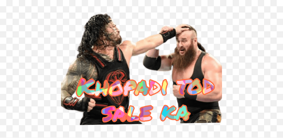 Wwe - Aggression Emoji,Wwe Wrestler Emoji