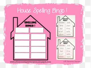 Esl House Spelling Bingo - Vertical Emoji,Emotion Bingo