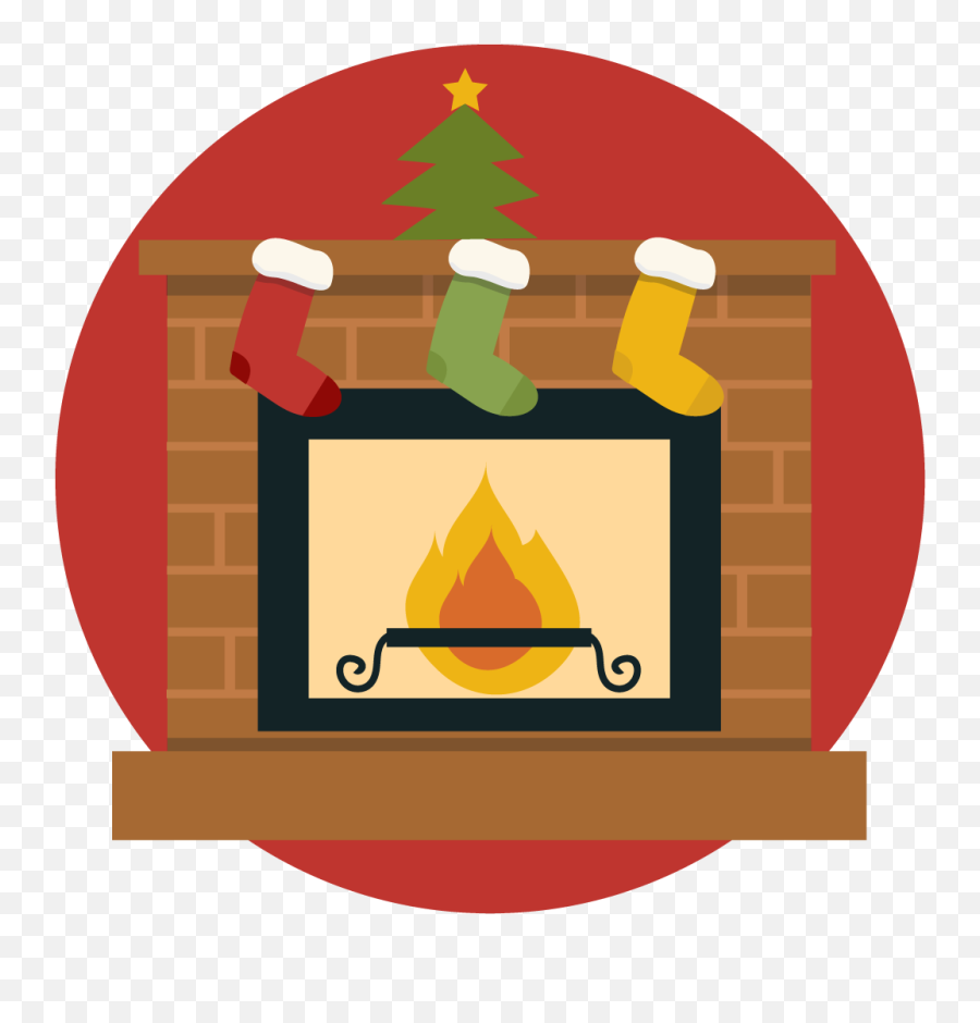Free Cute Christmas Fireplace Clip Art - Fireplace Png Clipart Emoji,Fireplace Emoji