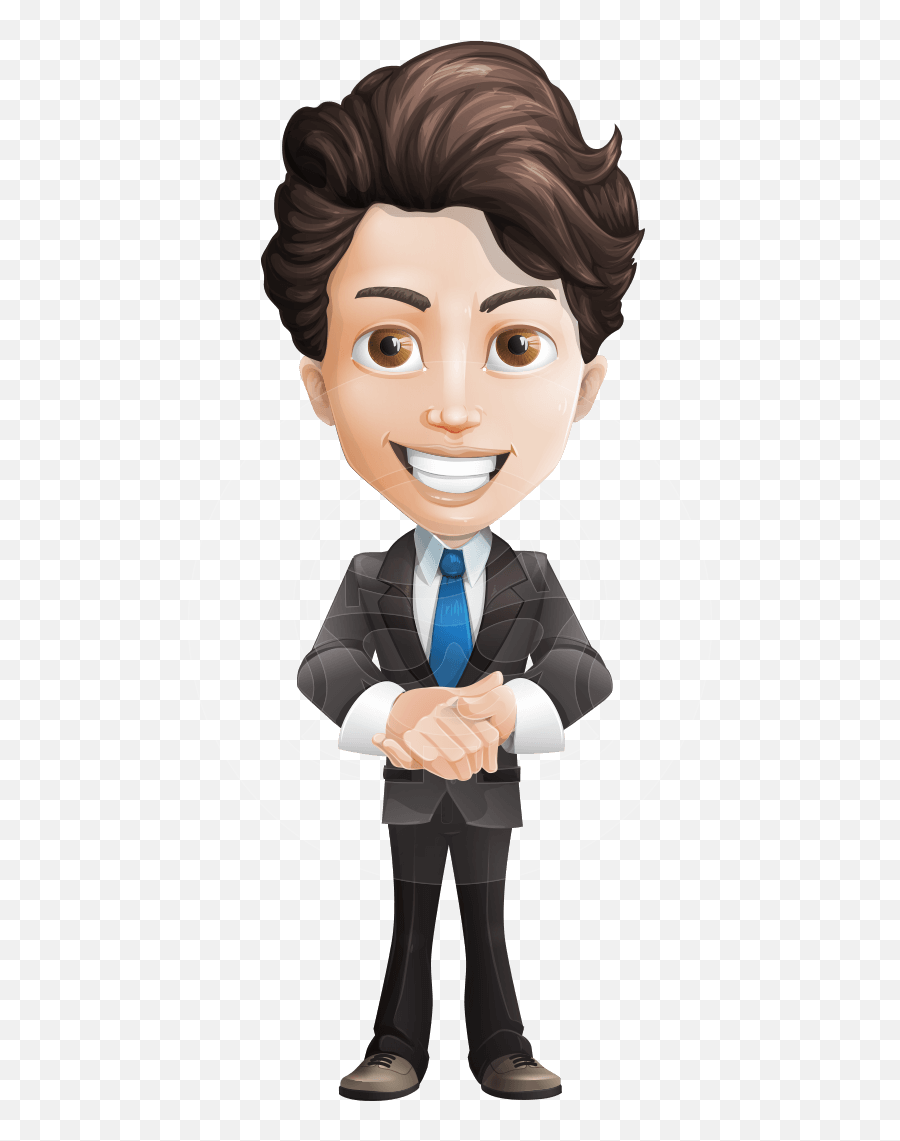 Little Boy Businessman Cartoon Vector - Transparent Background Animated Characters Png Emoji,Emotions Little Boy Sad
