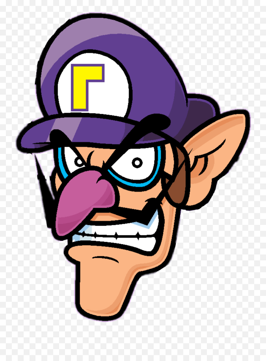 Clipart Library Stock Nintendo Sticker - Waluigi Clipart Emoji,Waluigi Emoji