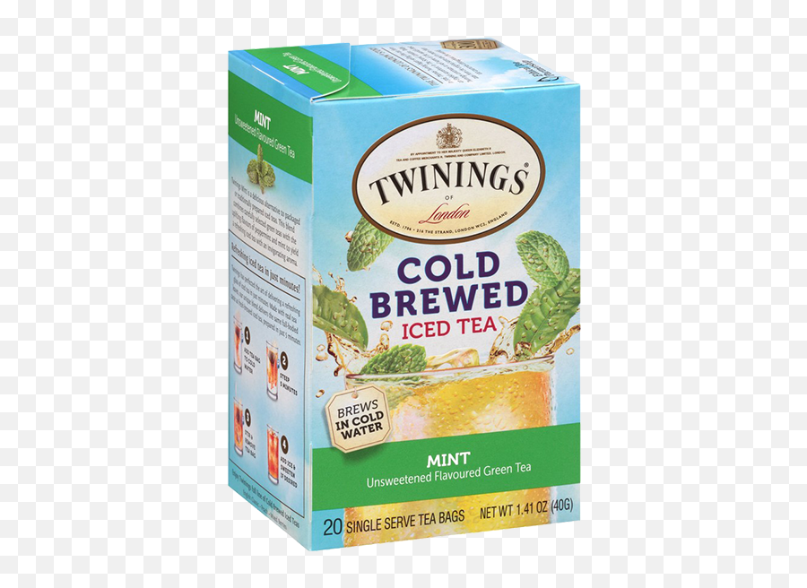 Twinings Green And Mint Cold Brewed Tea - Twinings Cold Brew Tea Emoji,Emotion Classic With Green Tea Extract