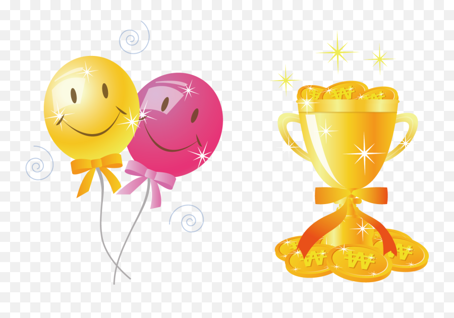 25 Metallic Air Inflation Needle - Happy Balloon Clipart Emoji,Lombardi Trophy Emoticon